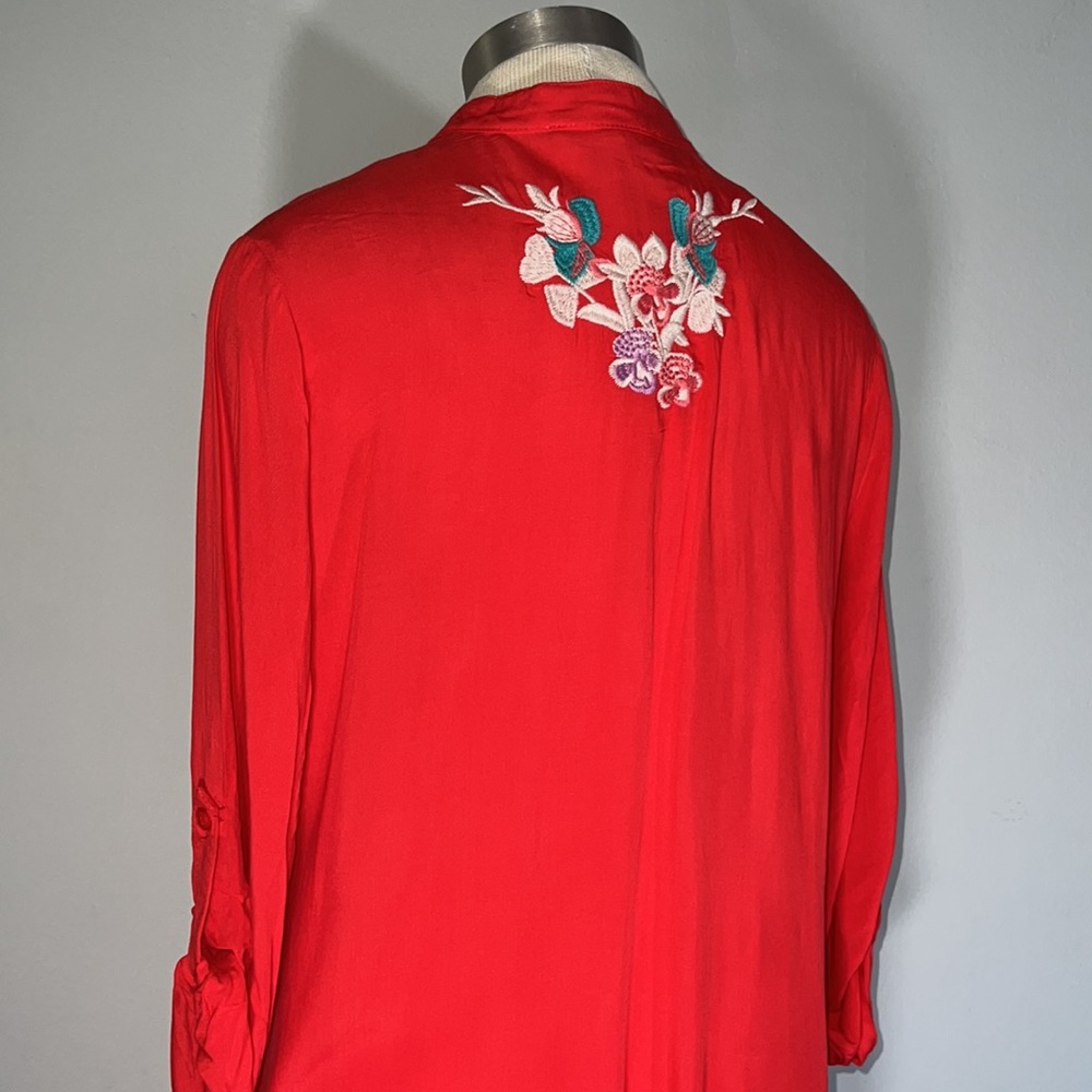Luna Moon Floral Tunic ANTHRO Medium - Picture 4 of 6